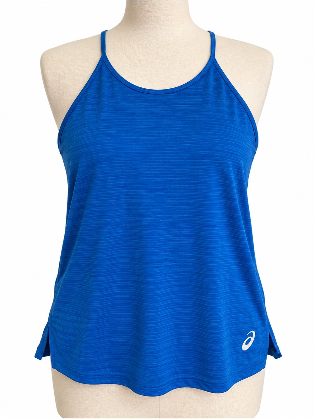 ASICS Women’s Blue Athletic Tank Top Size XL Racerback Workout Gym Running